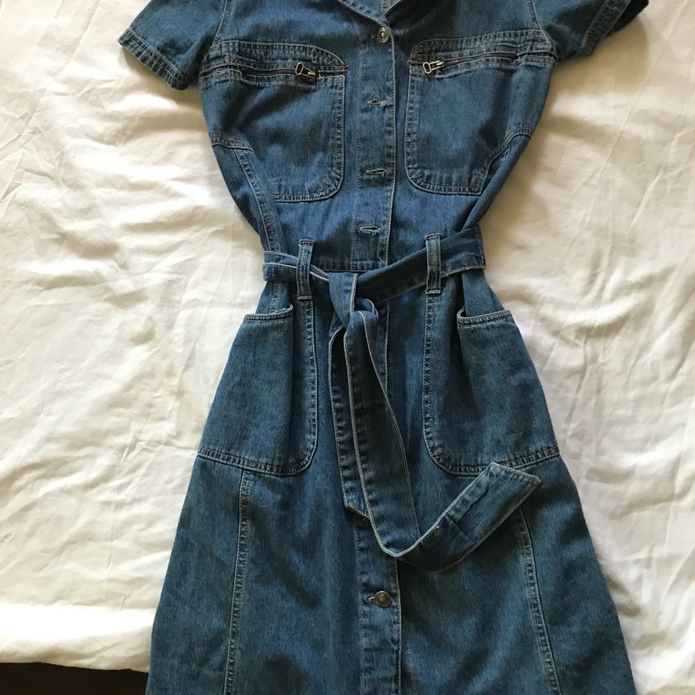 Denim Dress- Faded Glory